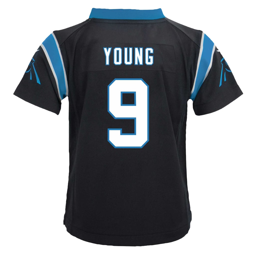 Infant Carolina Panthers Bryce Young Nike Black Team Player Game Jersey - Image 4