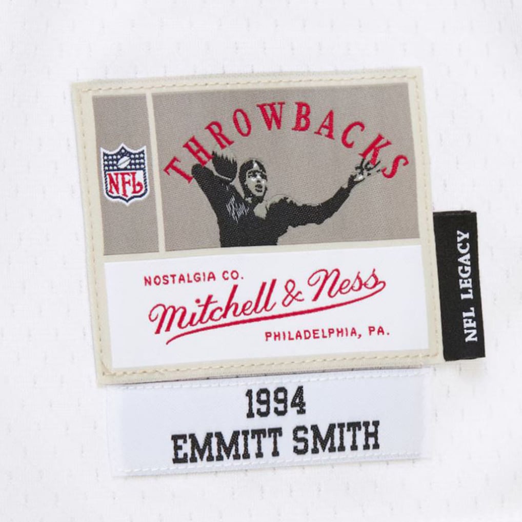 Men's Dallas Cowboys Emmitt Smith Mitchell & Ness White 1994 Alternate Legacy Replica Jersey - Image 5