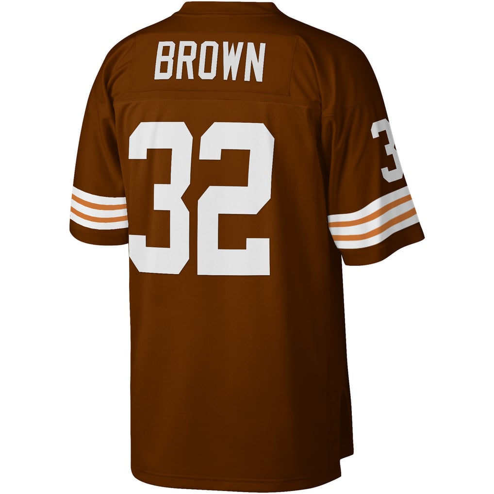 Men's Cleveland Browns Jim Brown Mitchell & Ness Brown Legacy Replica Jersey - Image 4