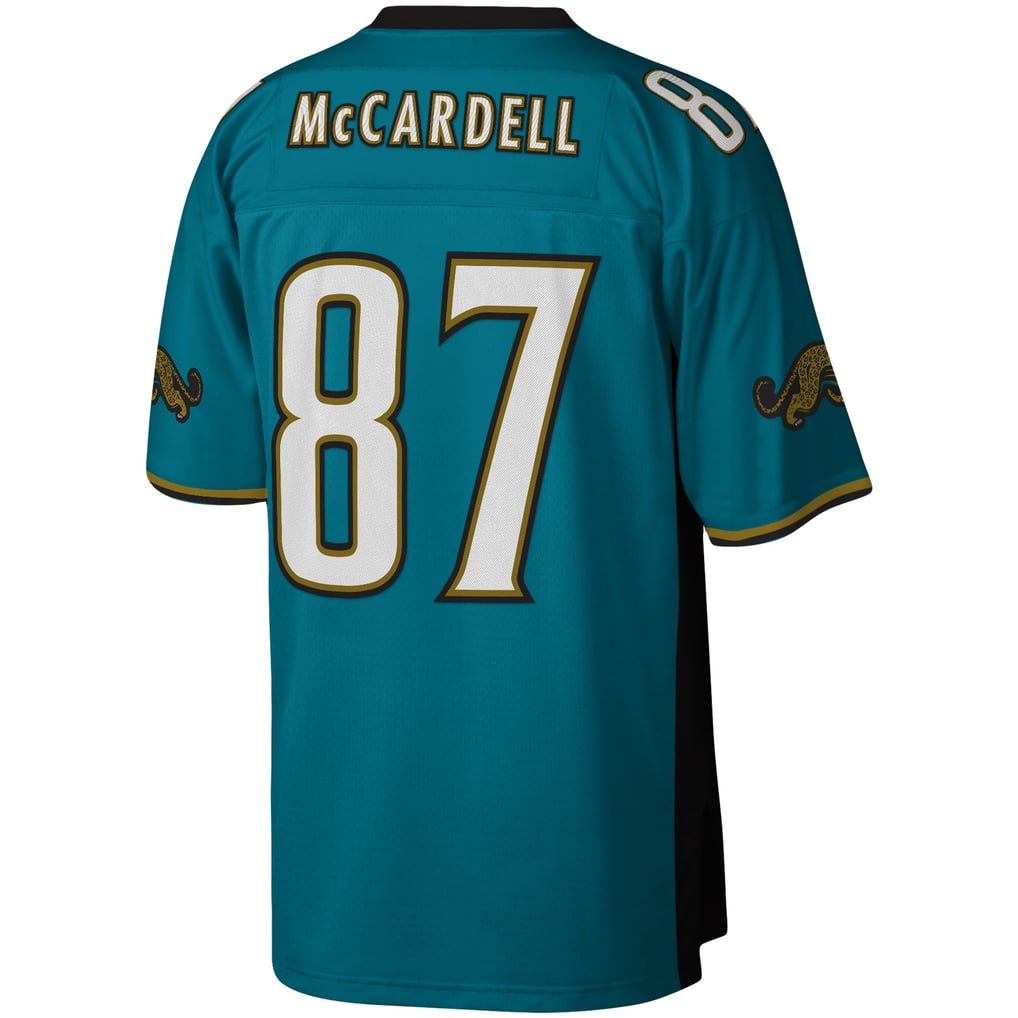 Men's Jacksonville Jaguars Keenan McCardell Mitchell & Ness Teal Legacy Replica Jersey - Image 4