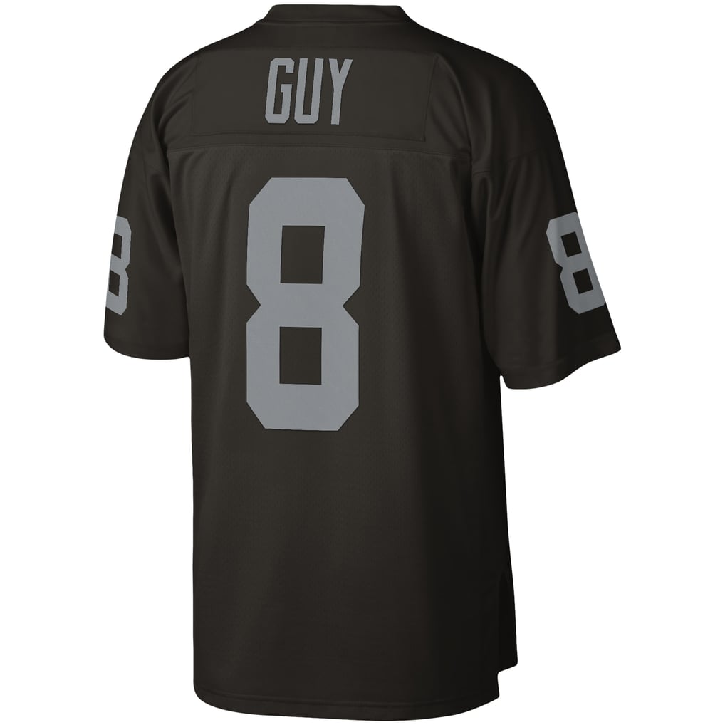 Men's Las Vegas Raiders Ray Guy Mitchell & Ness Black Legacy Replica Jersey - Image 4