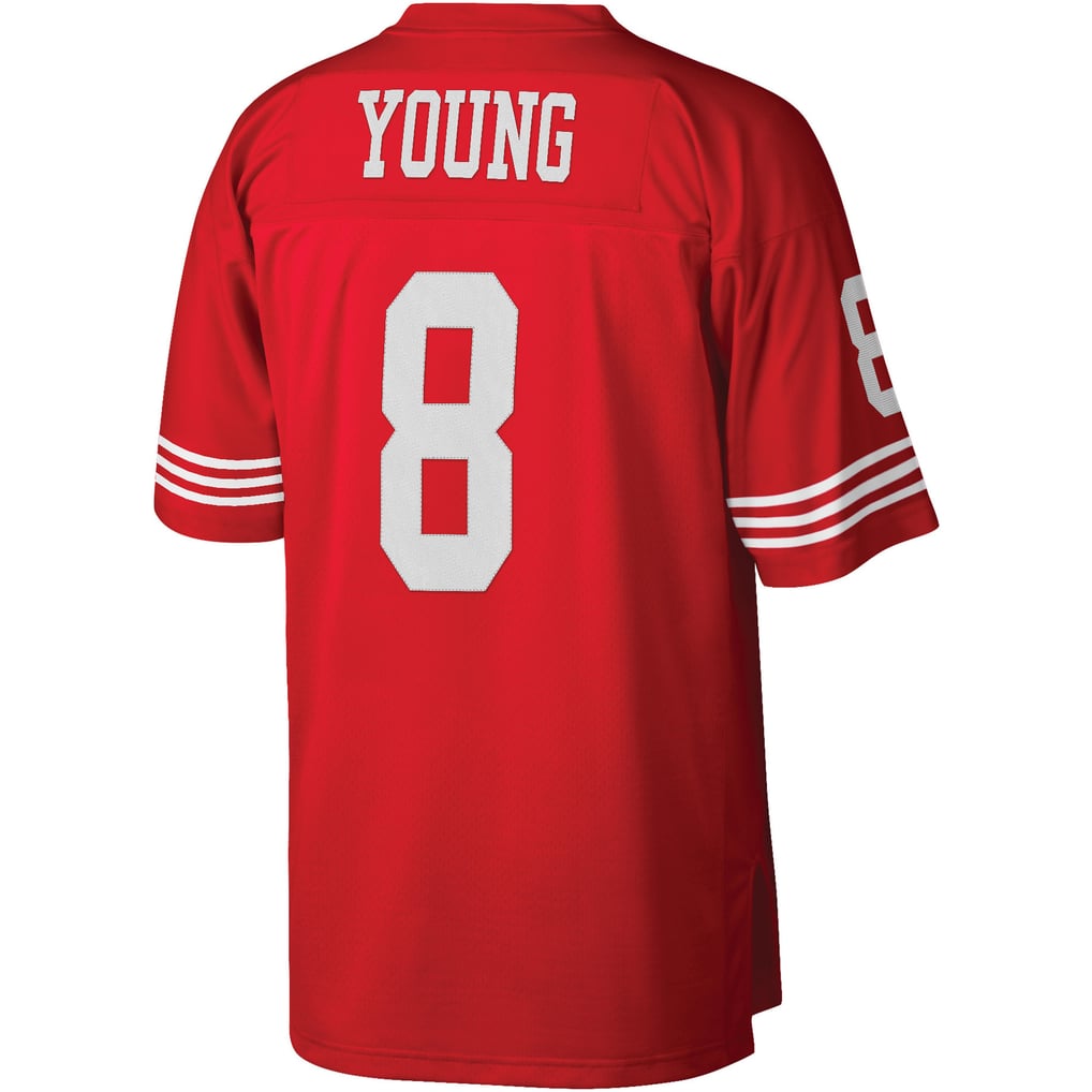 Men's San Francisco 49ers Steve Young Mitchell & Ness Scarlet Legacy Replica Jersey - Image 4