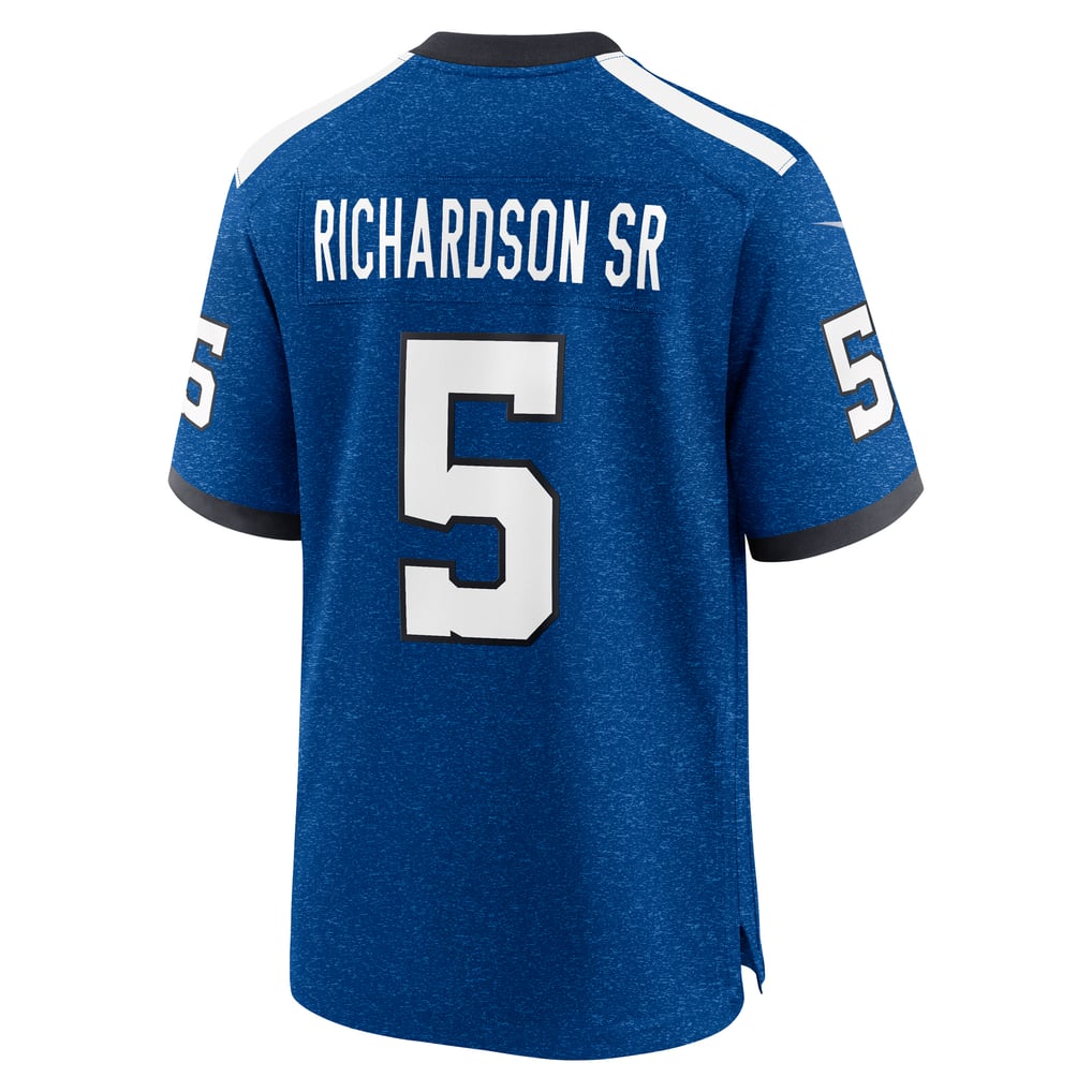 Men's Indianapolis Colts Anthony Richardson Sr. Nike Royal Alternate Indiana Nights Game Jersey - Image 4