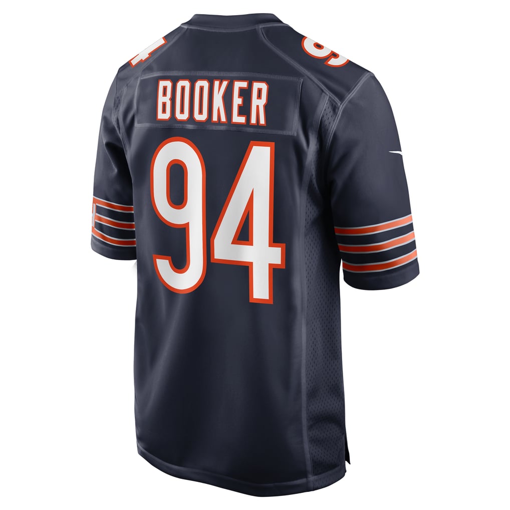 Men's Chicago Bears Austin Booker Nike Navy Game Jersey - Image 4