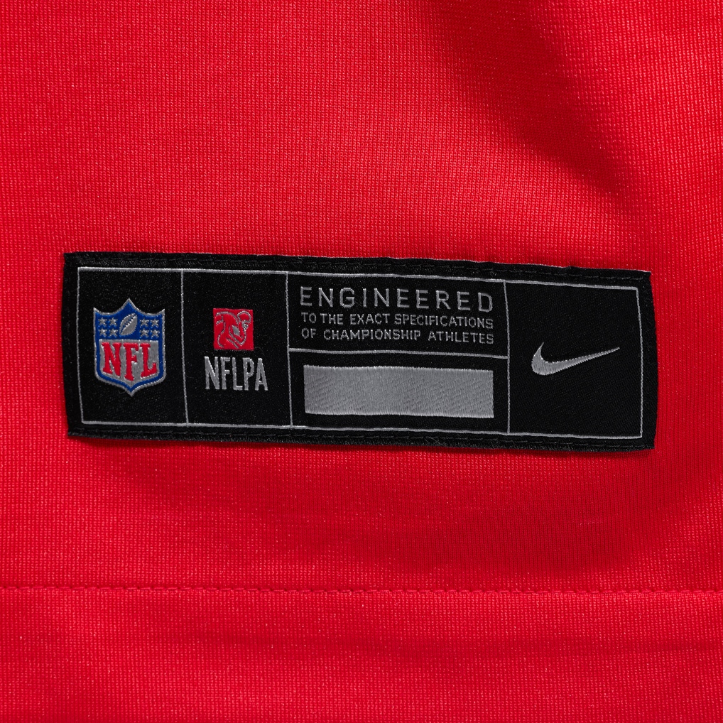Men's Houston Texans Azeez Al-Shaair Nike Red Alternate Game Jersey - Image 7