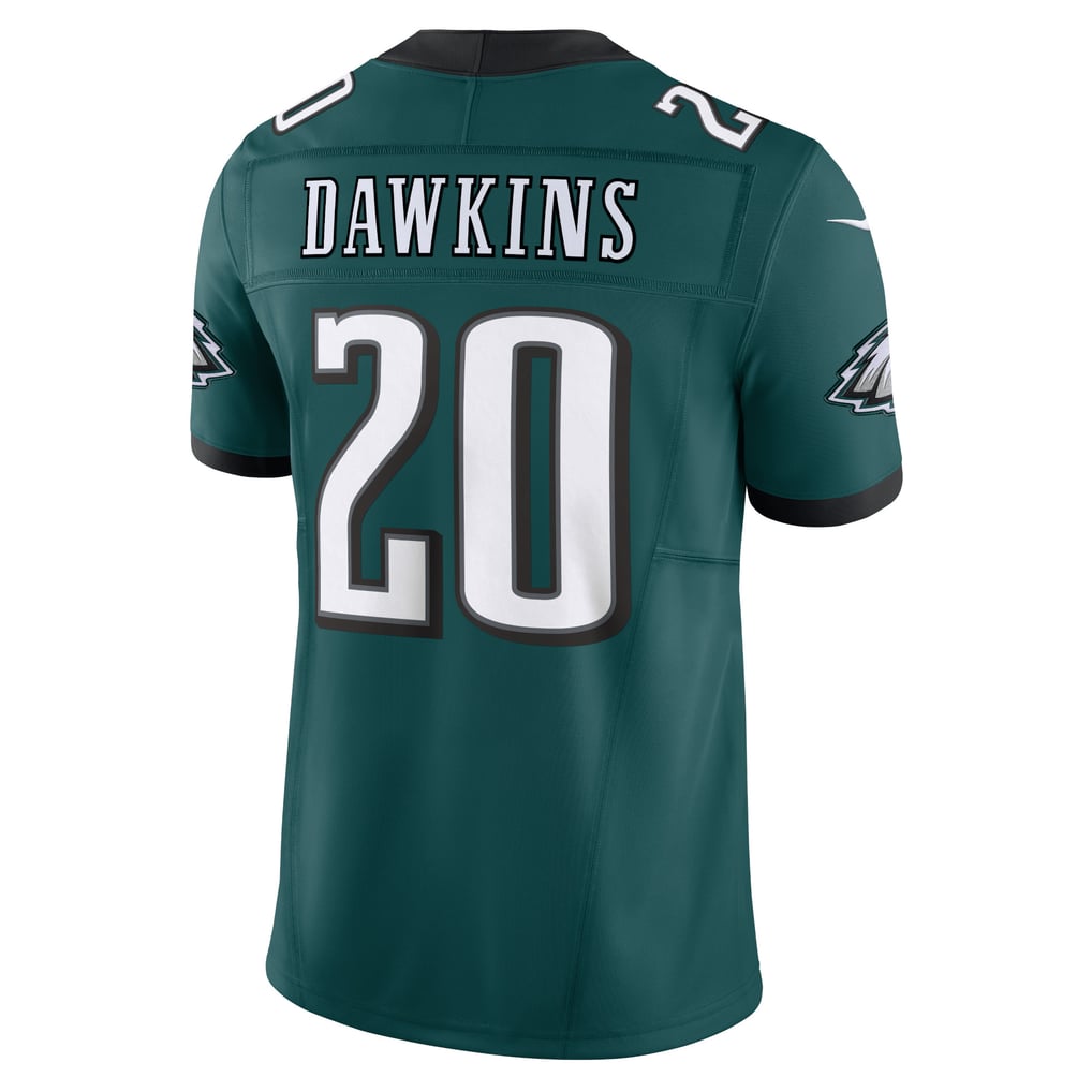 Men's Philadelphia Eagles Brian Dawkins Nike Midnight Green Vapor F.U.S.E. Limited Jersey - Image 4