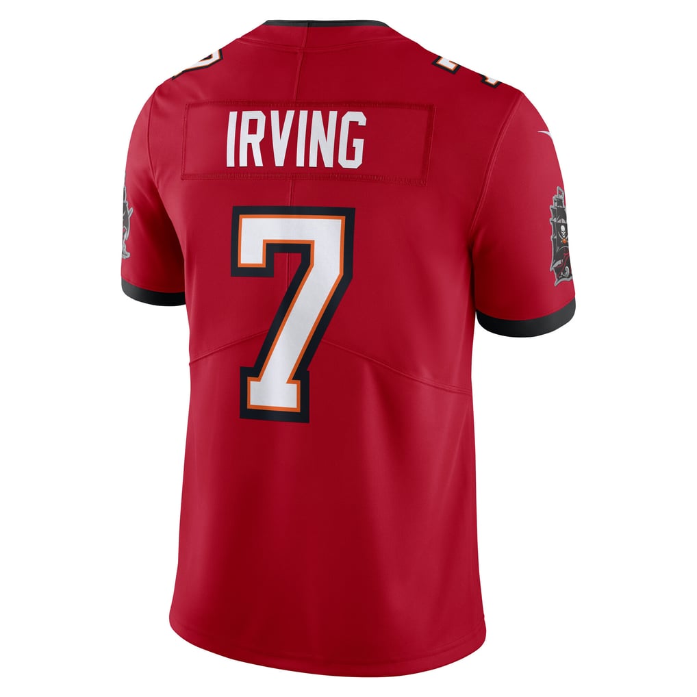 Men's Tampa Bay Buccaneers Bucky Irving Nike Red Vapor Untouchable Stitched Limited Jersey - Image 4