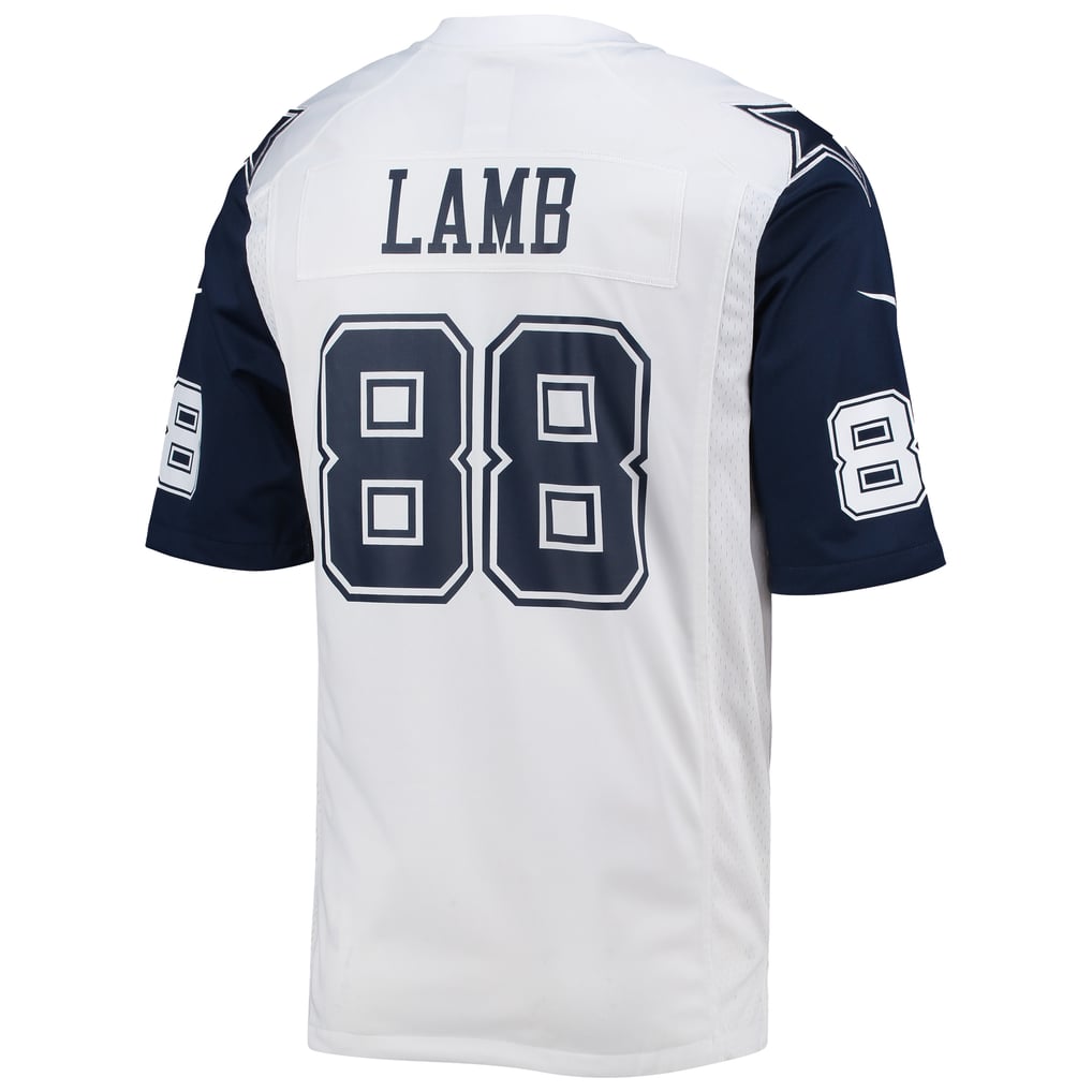Men's Dallas Cowboys CeeDee Lamb Nike White Alternate Game Team Jersey - Image 4