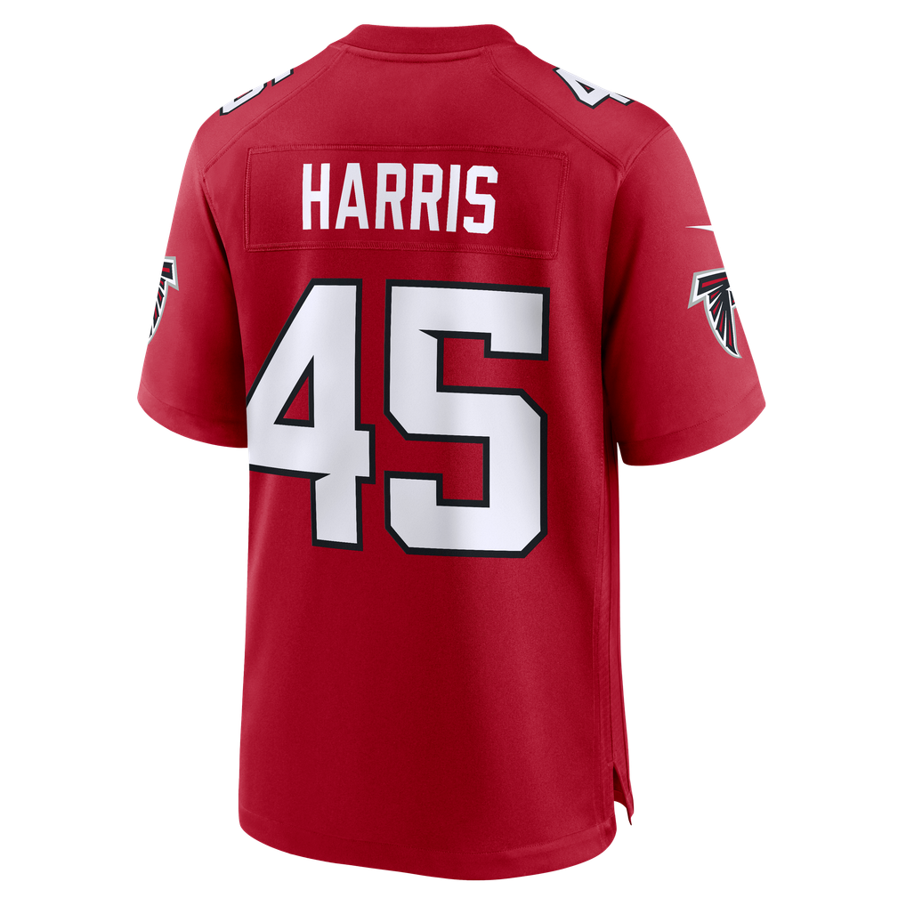 Men's Atlanta Falcons Christian Harris Nike Red Team Game Jersey