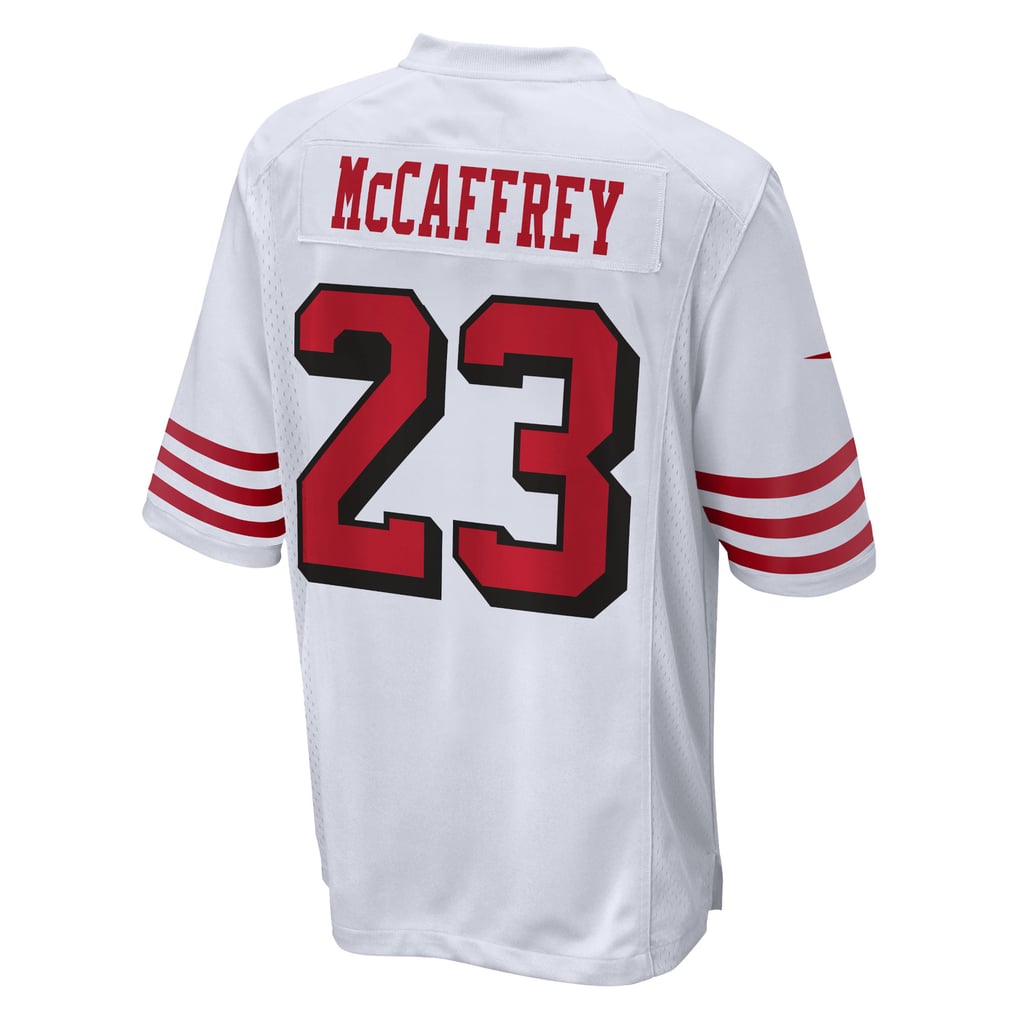 Men's San Francisco 49ers Christian McCaffrey Nike White Game Jersey - Image 4