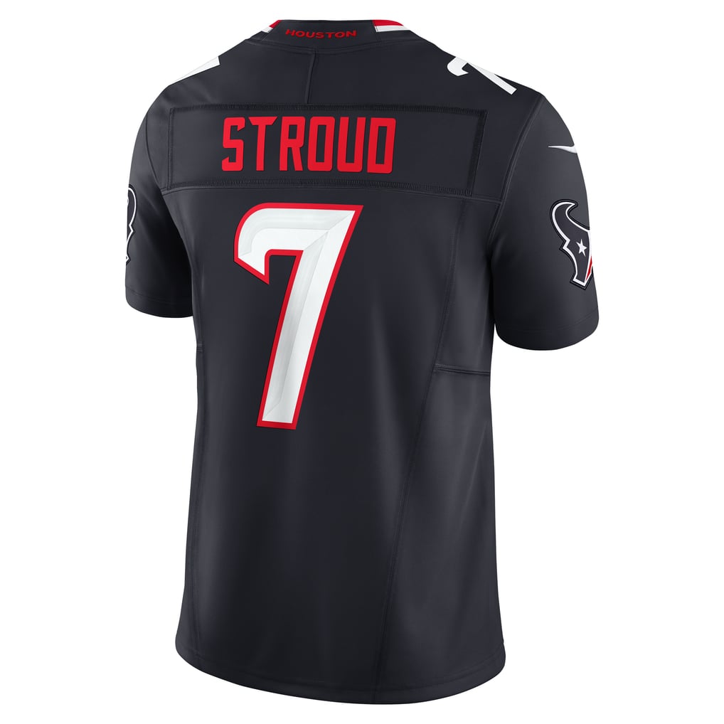 Men's Houston Texans C.J. Stroud Nike Navy Vapor F.U.S.E. Limited Jersey - Image 4