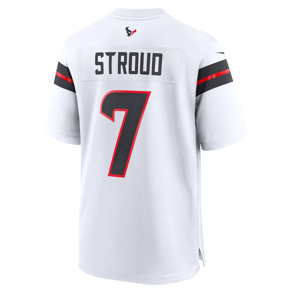 Men's Houston Texans C.J. Stroud Nike White Game Jersey - Image 4