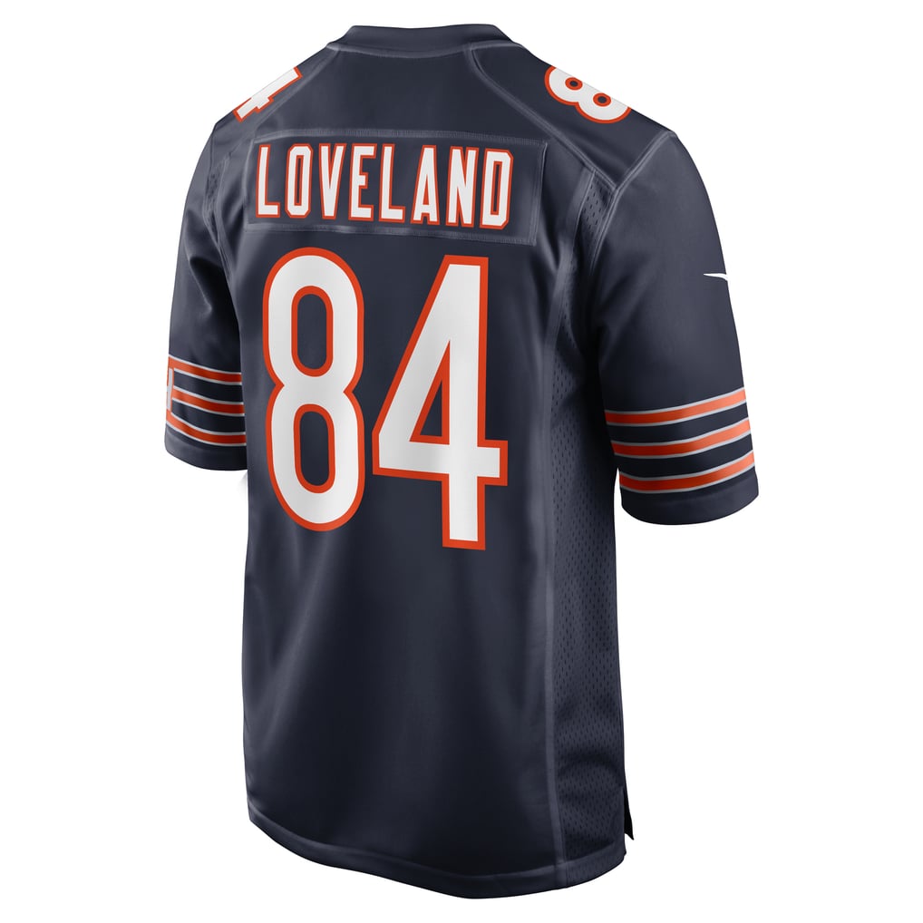 Men's Chicago Bears Colston Loveland Nike Navy Team Game Jersey - Image 4