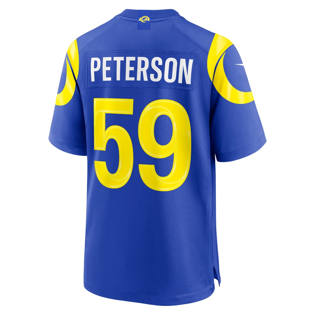 Men's Los Angeles Rams Darryl Peterson Nike Royal Game Jersey - Image 4