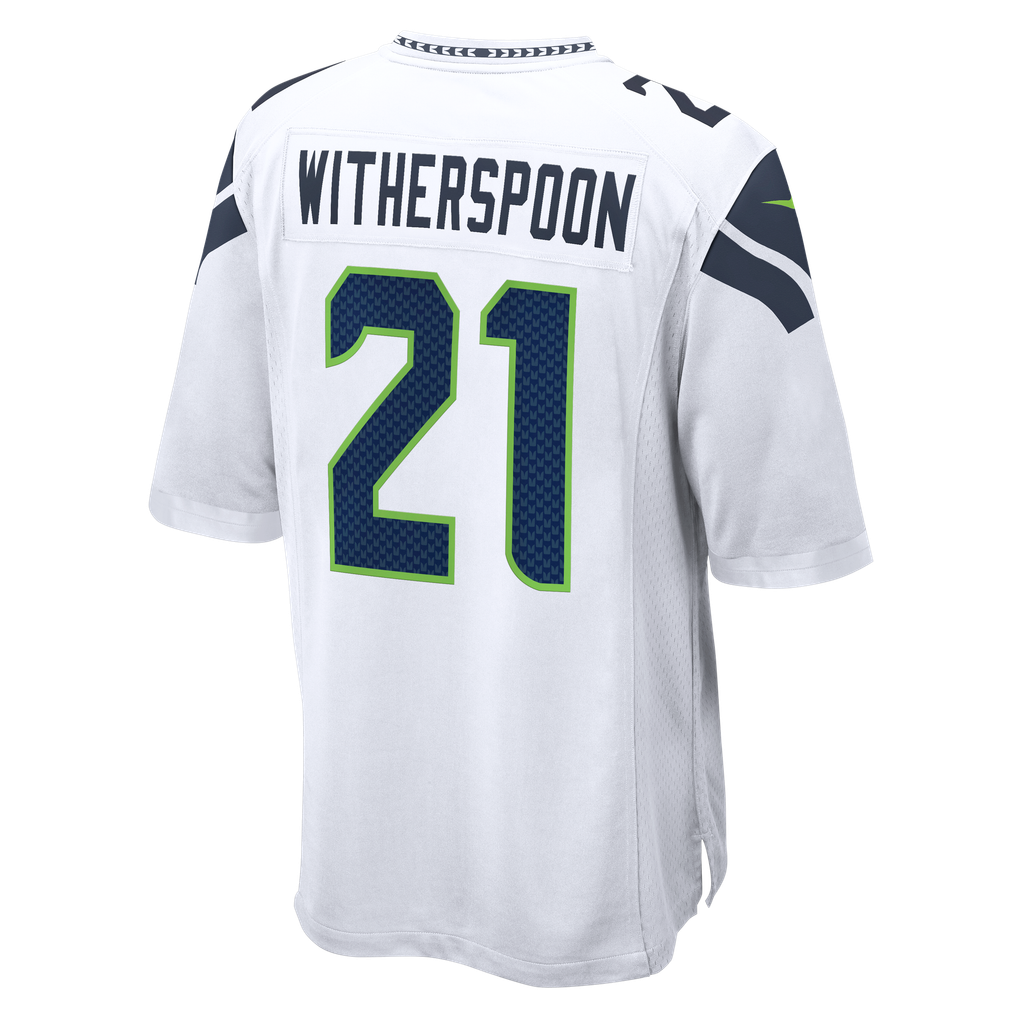Men's Seattle Seahawks Devon Witherspoon Nike White Game Jersey - Image 4