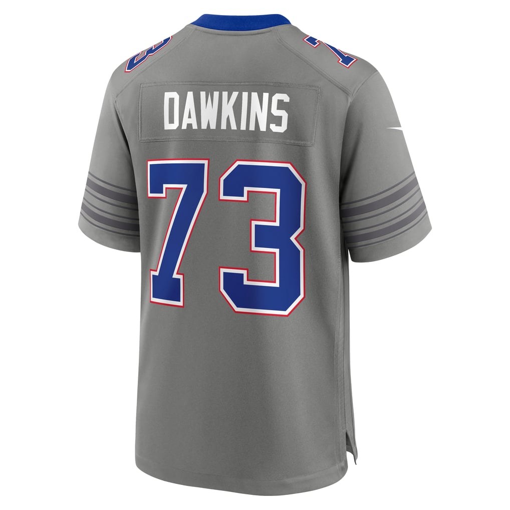 Men's Buffalo Bills Dion Dawkins Nike Gray Nickel City Game Jersey - Image 4