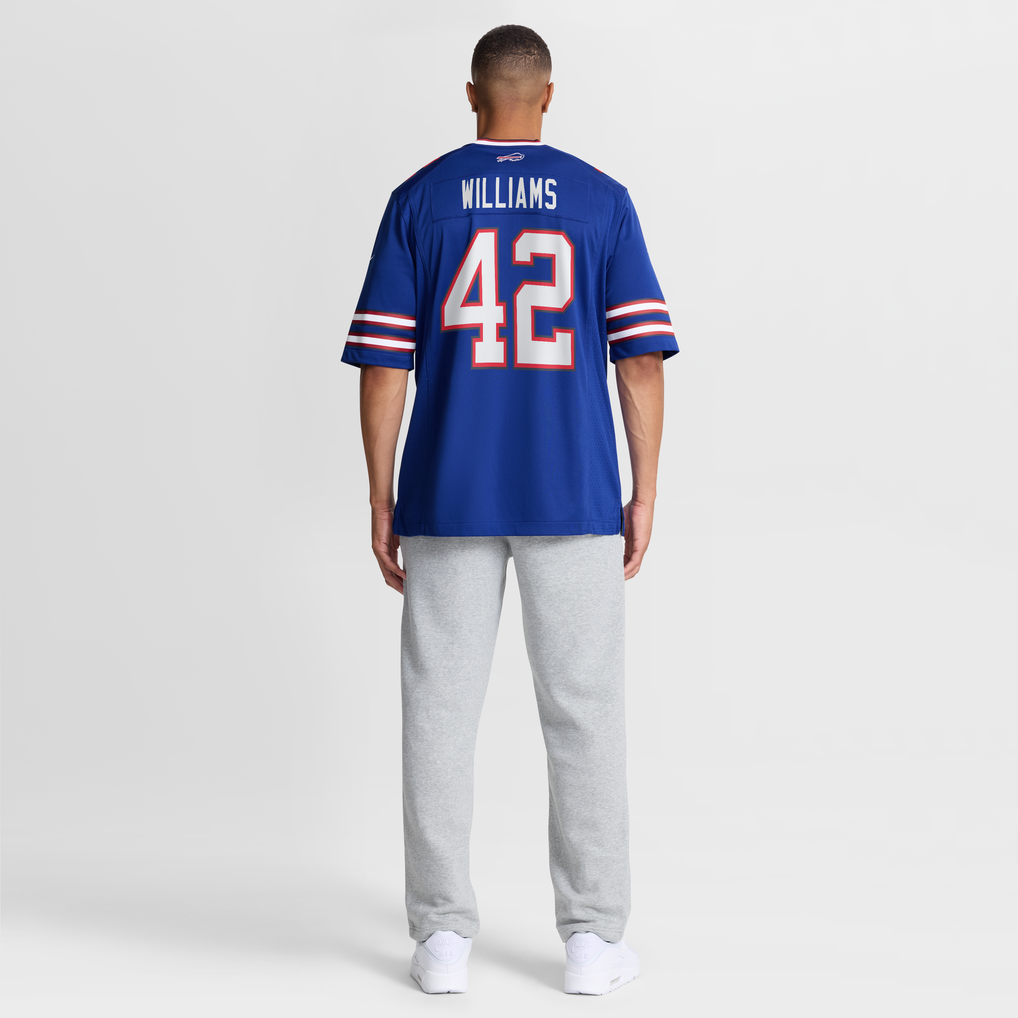 Men's Buffalo Bills Dorian Williams Nike Royal Home Game Jersey - Image 9