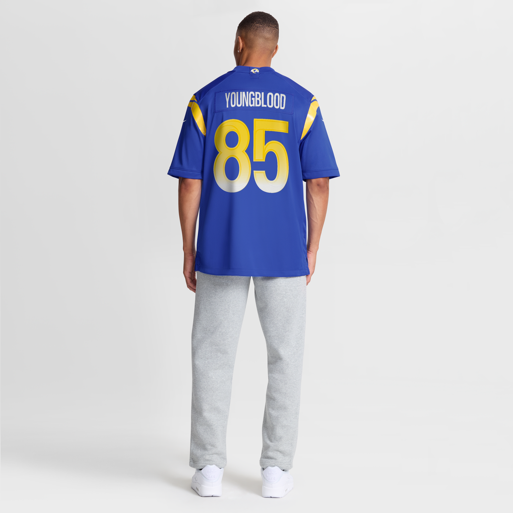 Men's Los Angeles Rams Jack Youngblood Nike Royal Game Retired Player Jersey - Image 9