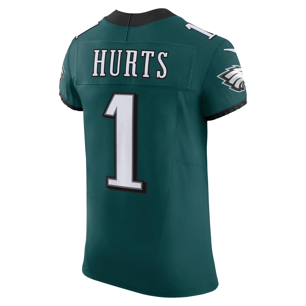 Men's Philadelphia Eagles Jalen Hurts Nike Midnight Green Team Vapor F.U.S.E. Elite Jersey - Image 4