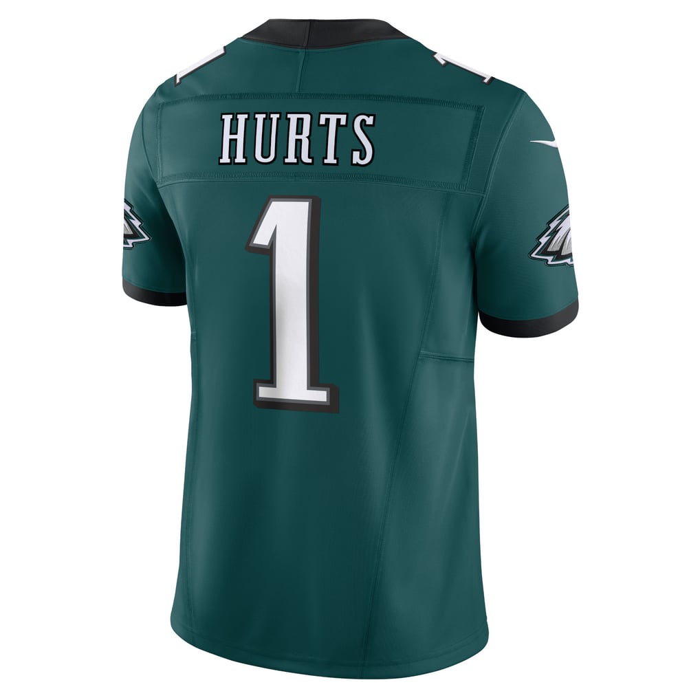 Men's Philadelphia Eagles Jalen Hurts Nike Midnight Green Vapor F.U.S.E. Limited Jersey - Image 4