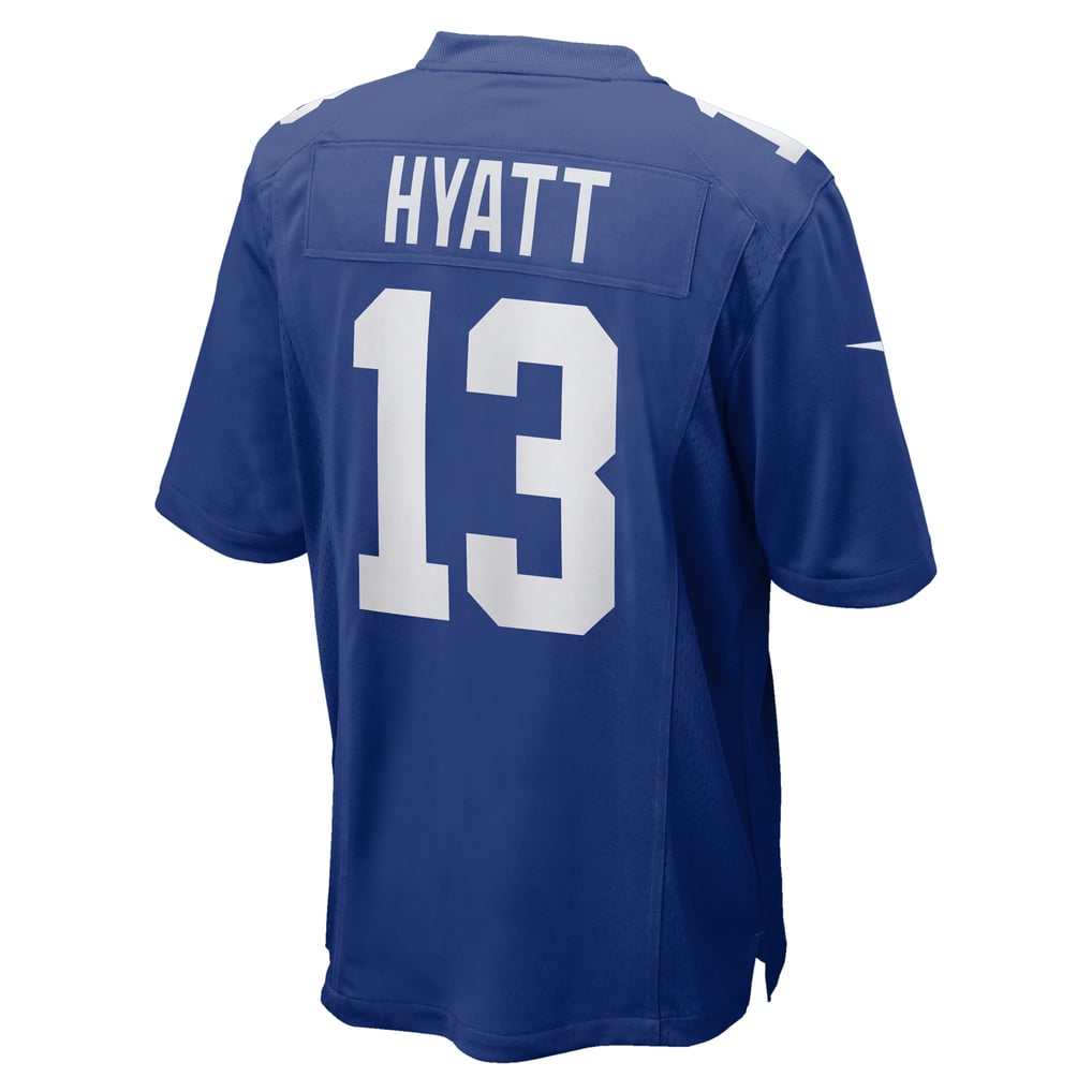 Men's New York Giants Jalin Hyatt Nike Royal Team Game Jersey - Image 4