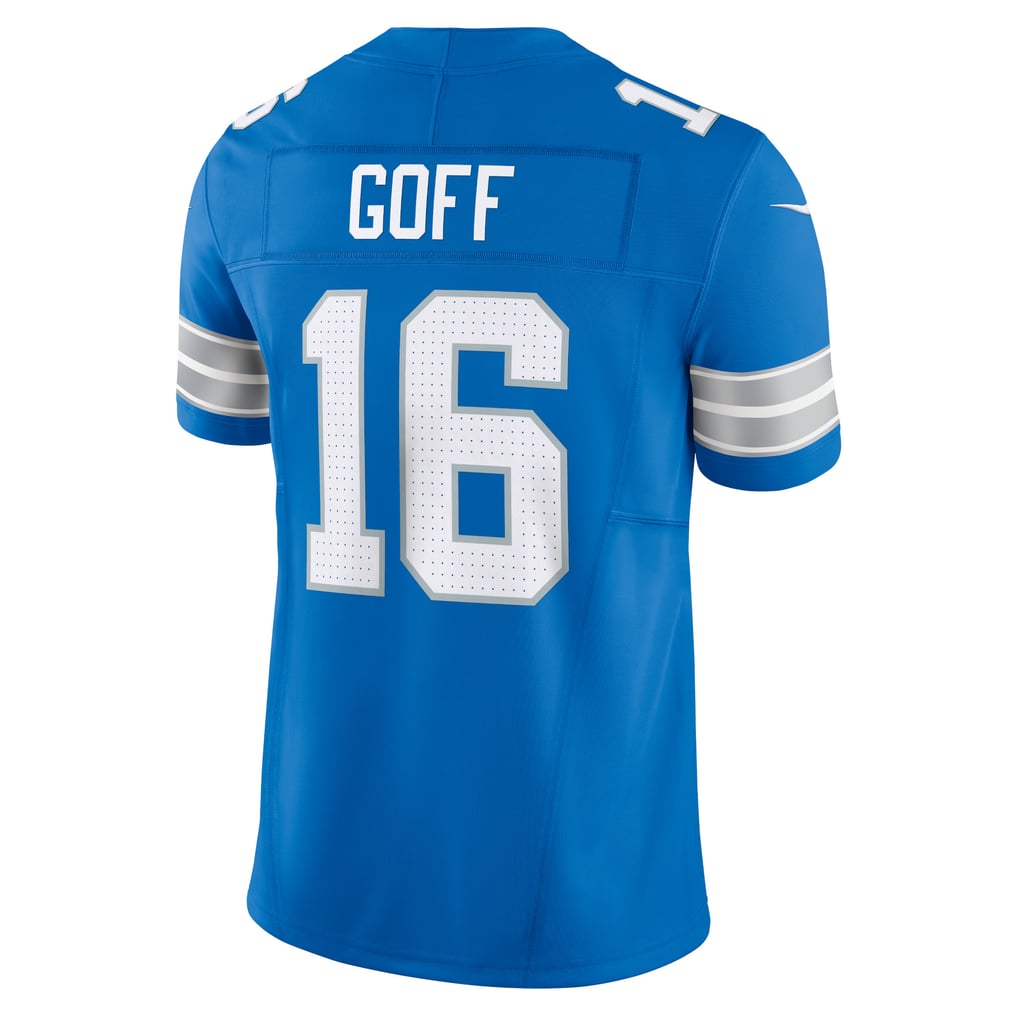 Men's Detroit Lions Jared Goff Nike Blue Vapor F.U.S.E. Limited Jersey - Image 4