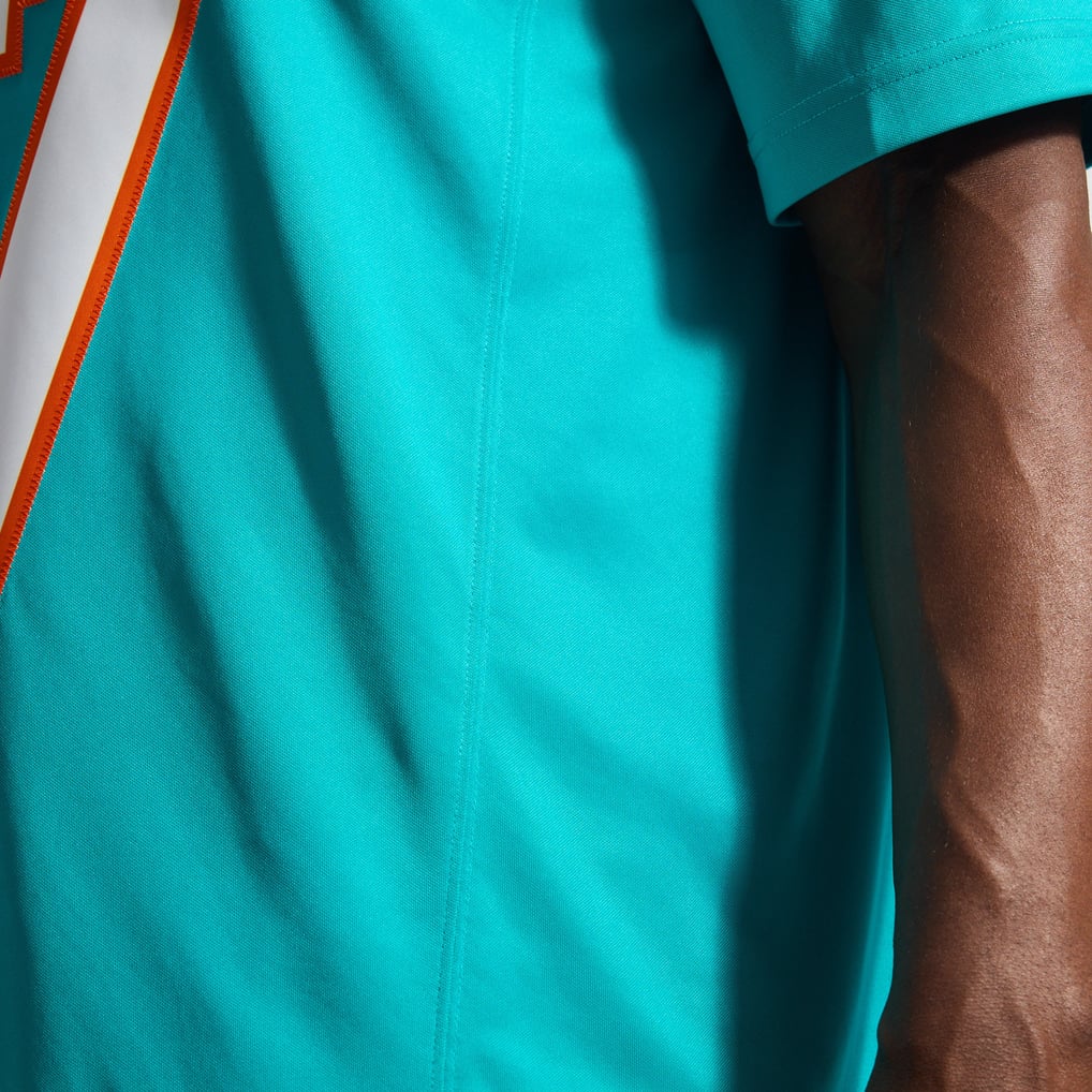 Men's Miami Dolphins Jaylen Waddle Nike Aqua Team Vapor F.U.S.E. Stitched Limited Jersey - Image 14