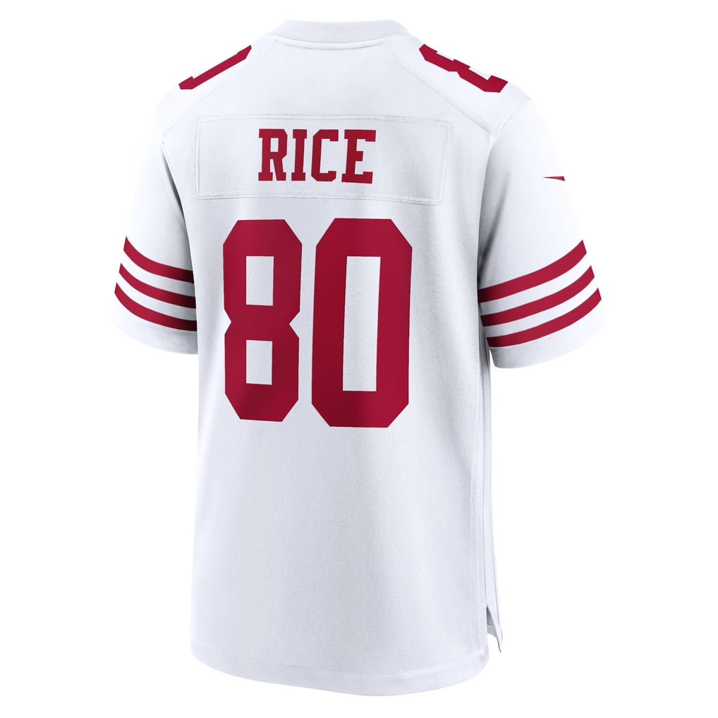 Men's San Francisco 49ers Jerry Rice Nike White Retired Player Game Jersey - Image 4