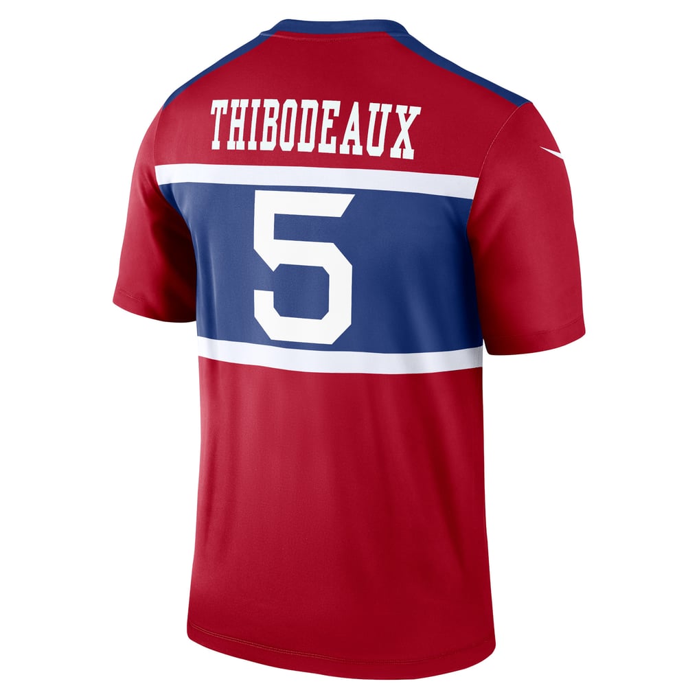 Men's New York Giants Kayvon Thibodeaux Nike Red Legend Player Performance Top - Image 4