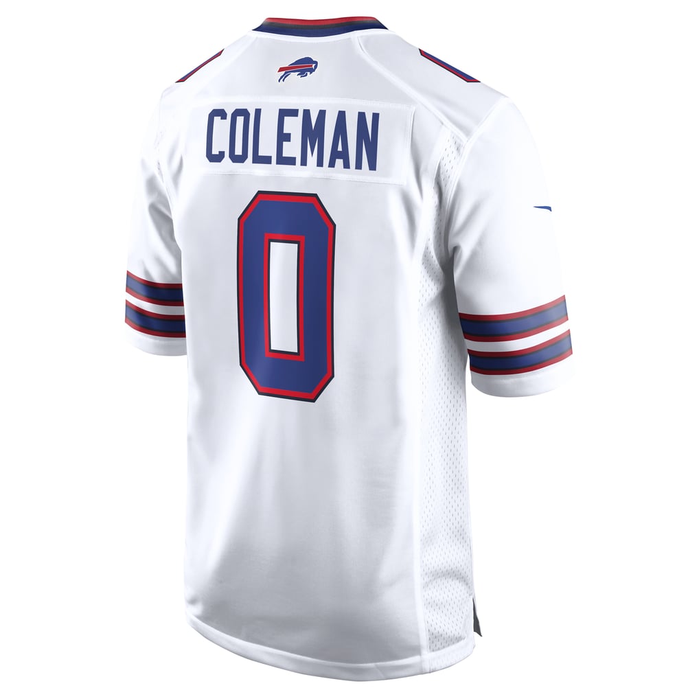 Men's Buffalo Bills Keon Coleman Nike White Game Jersey - Image 4