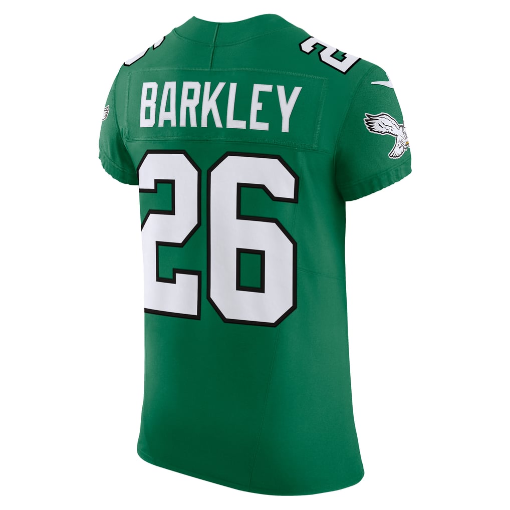 Men's Philadelphia Eagles Saquon Barkley Nike Kelly Green Alternate Vapor F.U.S.E. Elite Jersey - Image 4