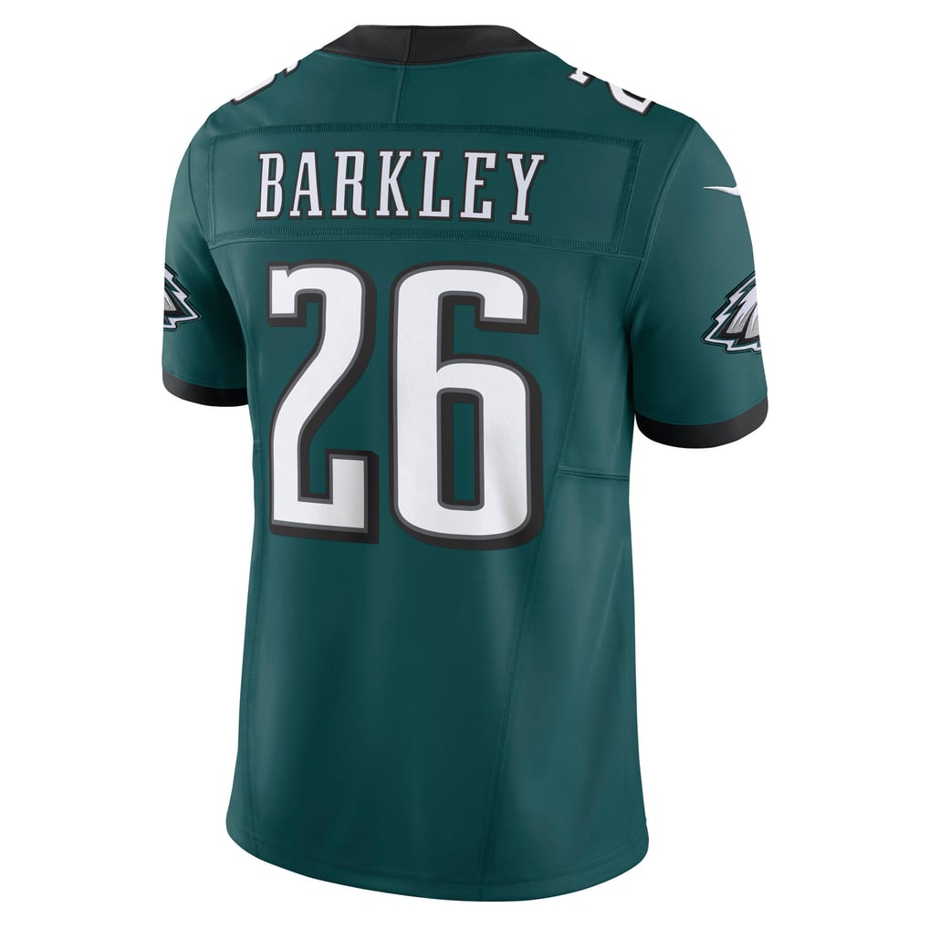 Men's Philadelphia Eagles Saquon Barkley Nike Midnight Green Vapor F.U.S.E. Limited Jersey - Image 4