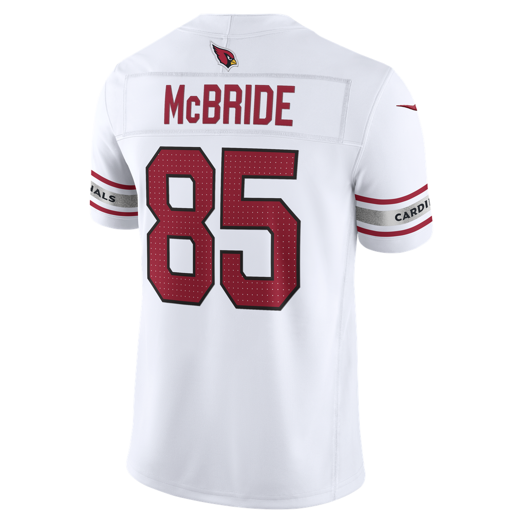Men's Arizona Cardinals Trey McBride Nike White Vapor F.U.S.E. Stitched Limited Jersey - Image 4