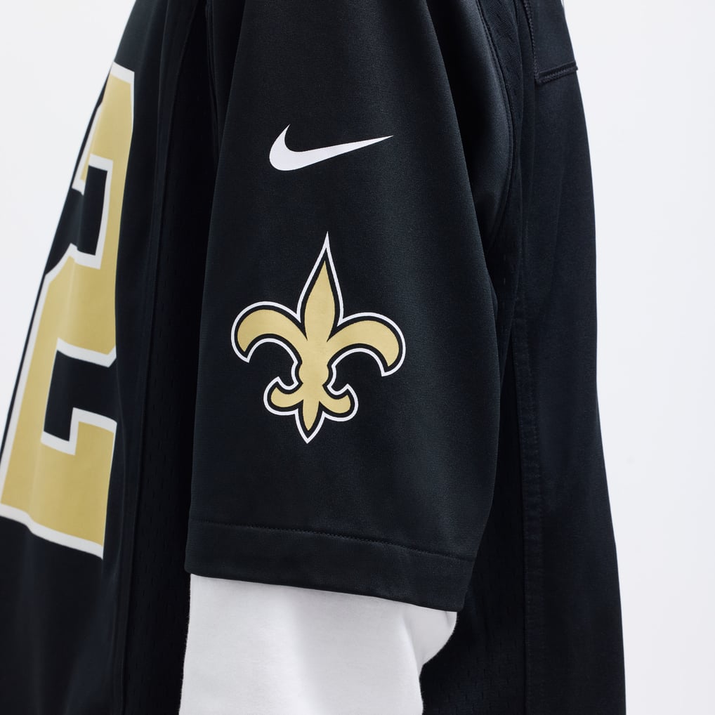 Men's New Orleans Saints Tyrann Mathieu Nike Black Game Jersey - Image 11