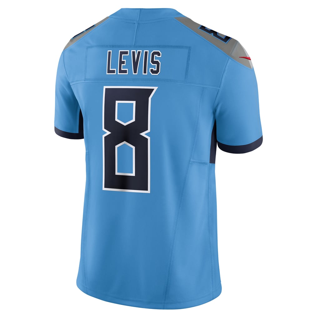Men's Tennessee Titans Will Levis Nike Light Blue Alternate Vapor F.U.S.E. Limited Jersey - Image 4