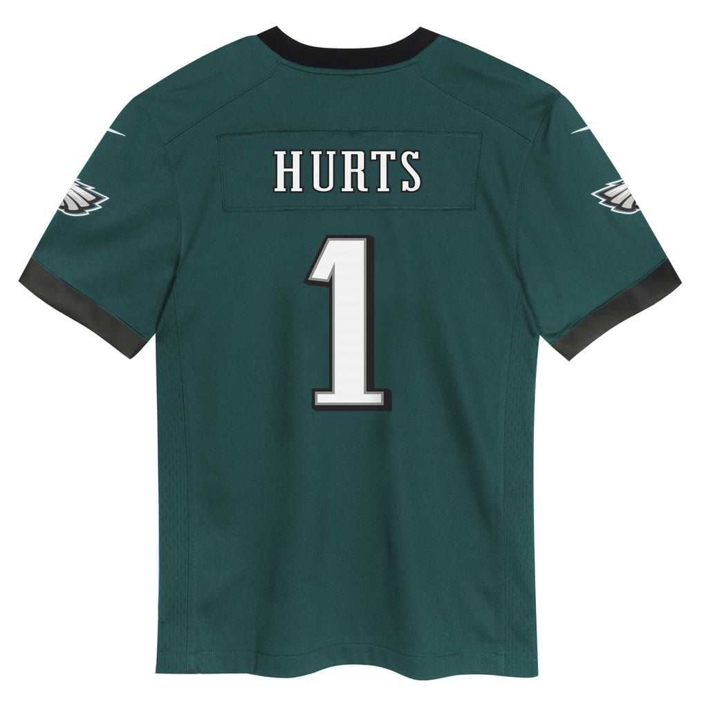 Preschool Philadelphia Eagles Jalen Hurts Nike Midnight Green Team Game Jersey - Image 4