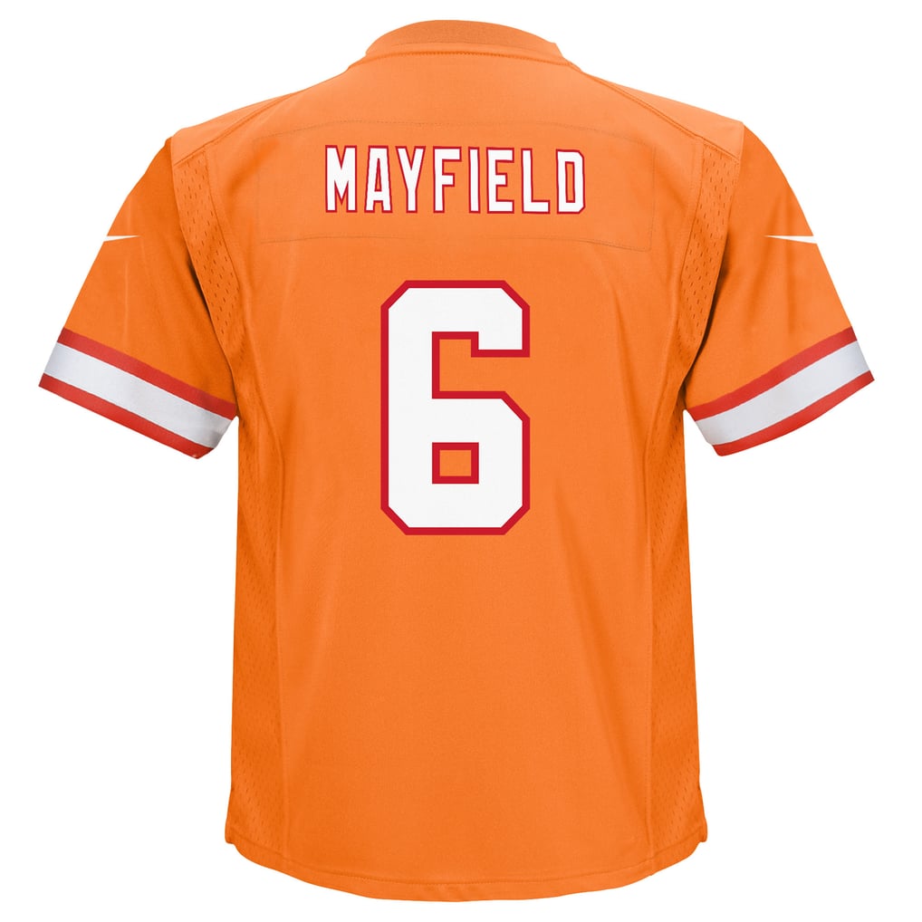 Toddler Tampa Bay Buccaneers Baker Mayfield Nike Orange Alternate Game Jersey - Image 4