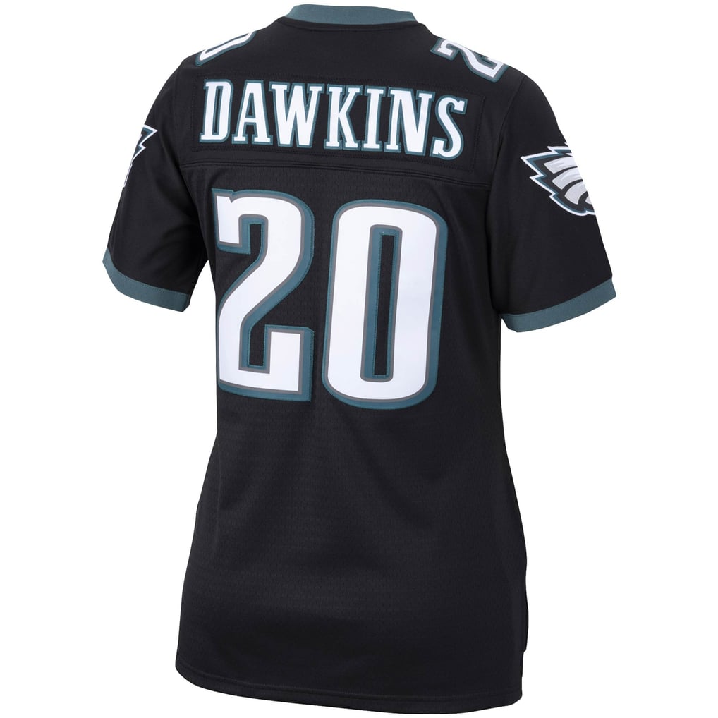 Women's Philadelphia Eagles Brian Dawkins Mitchell & Ness Black Legacy Replica Team Jersey - Image 4