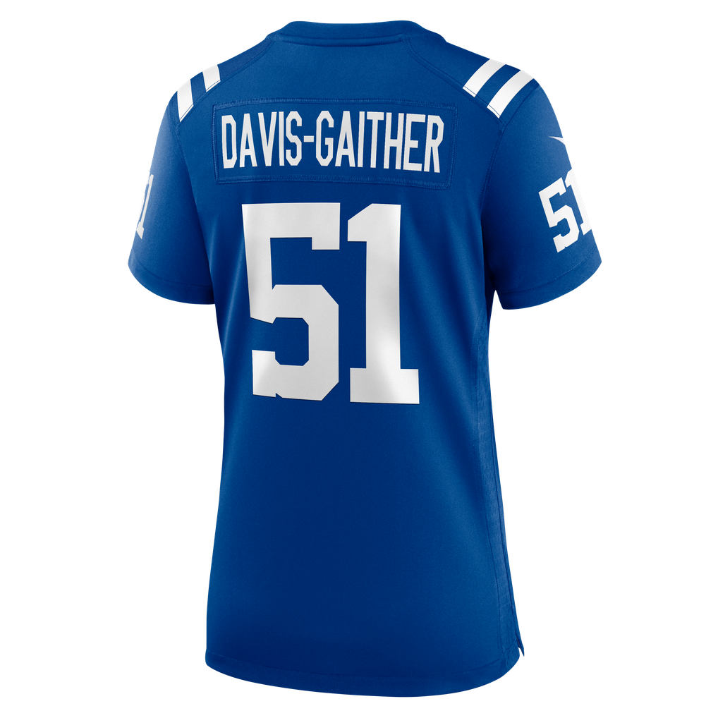 Women's Indianapolis Colts Akeem Davis-Gaither Nike Royal Team Game Jersey - Image 8