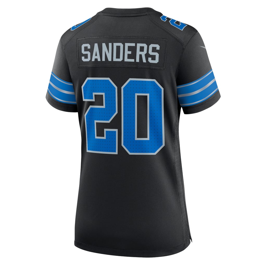 Women's Detroit Lions Barry Sanders Nike Black 2nd Alternate Retired Player Game Jersey - Image 4