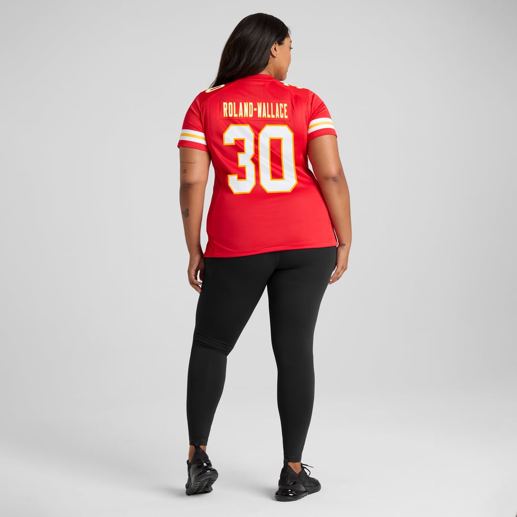 Women's Kansas City Chiefs Chris Roland-Wallace Nike Red Game Jersey - Image 8