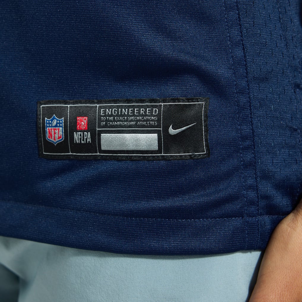 Women's New England Patriots Christian Gonzalez Nike Navy Team Game Jersey - Image 15