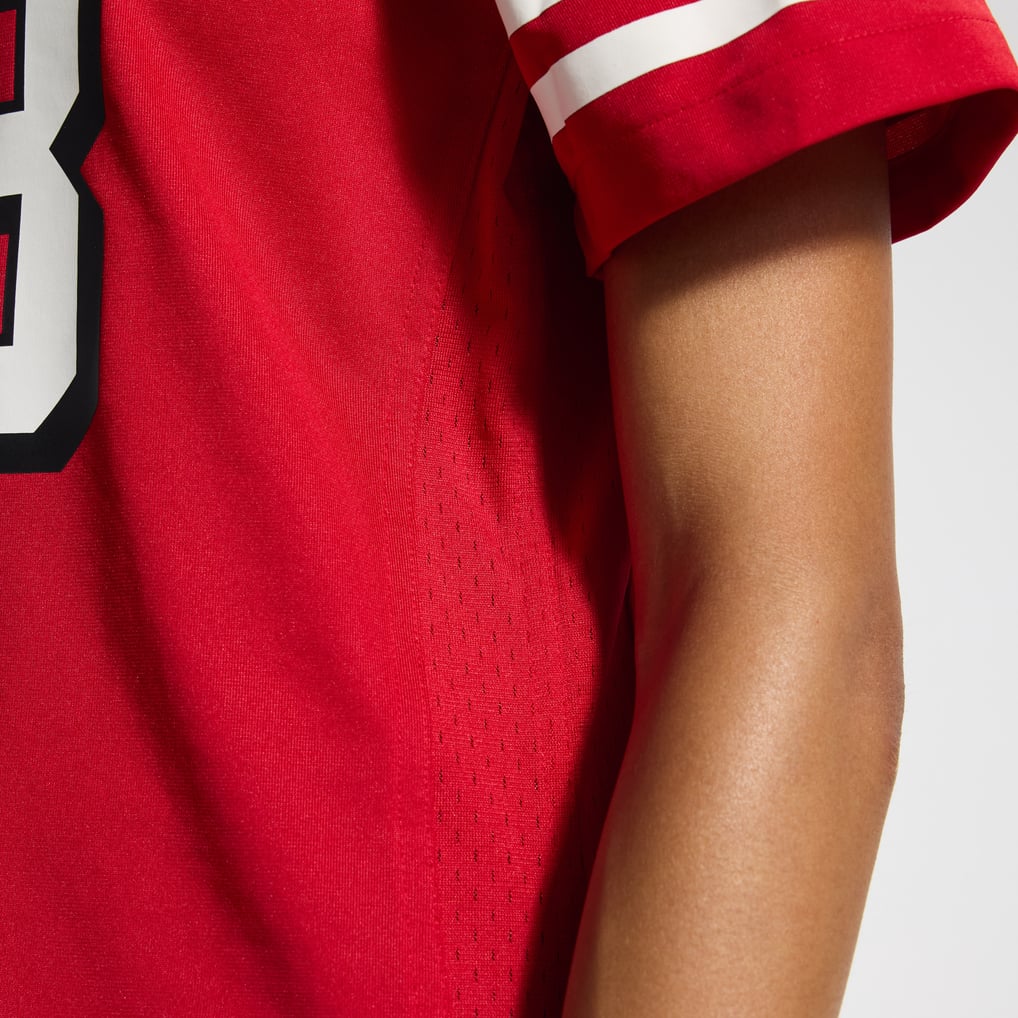 Women's San Francisco 49ers Christian McCaffrey Nike Scarlet Player Jersey - Image 14