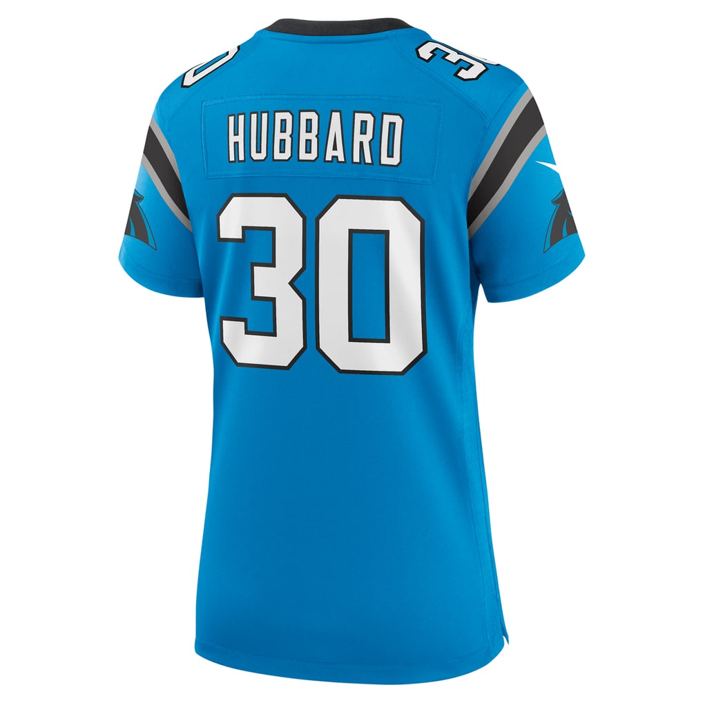 Women's Carolina Panthers Chuba Hubbard Nike Blue Alternate Game Jersey - Image 4