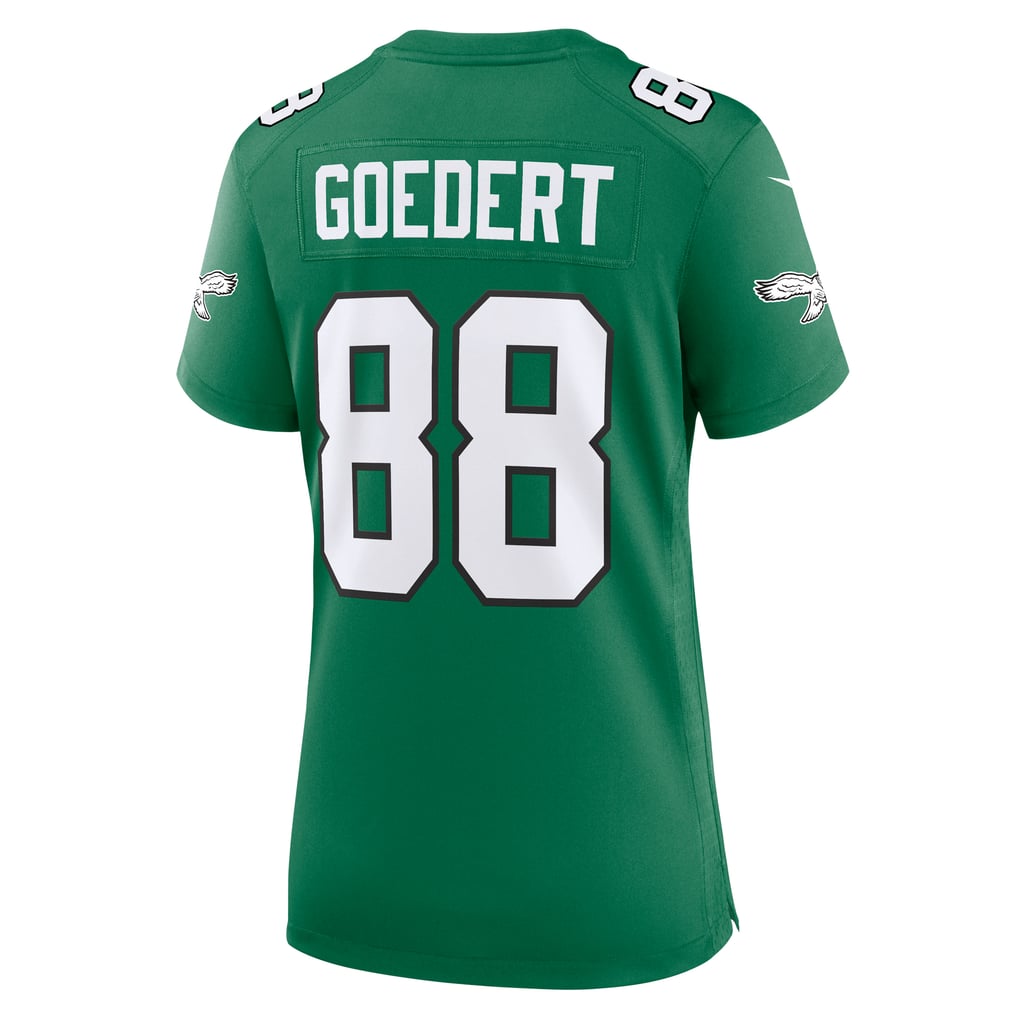 Women's Philadelphia Eagles Dallas Goedert Nike Kelly Green Alternate Game Jersey - Image 4