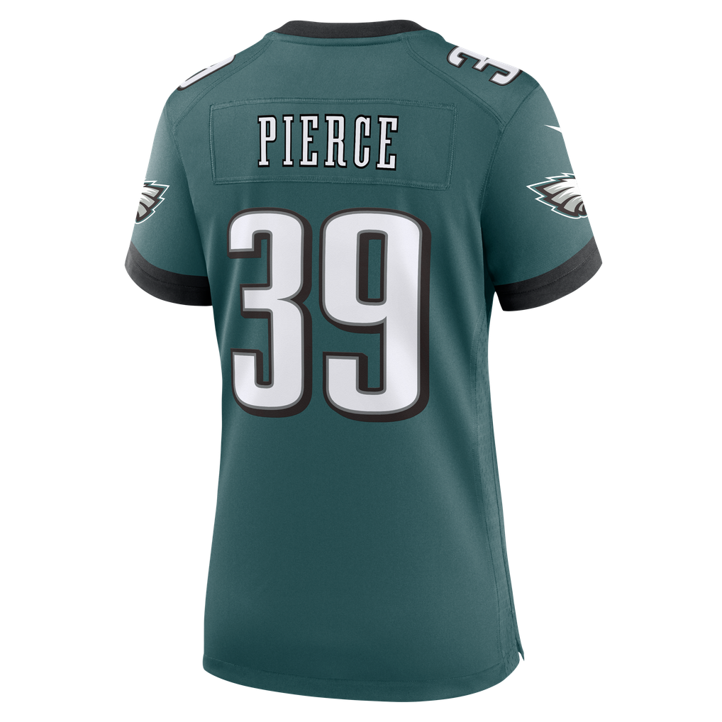 Women's Philadelphia Eagles Dameon Pierce Nike Midnight Green Team Game Jersey - Image 4