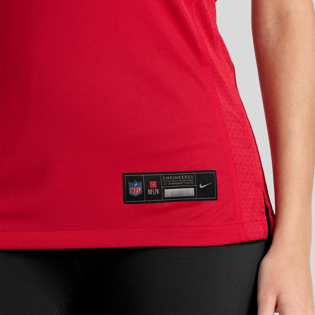 Women's San Francisco 49ers Deion Sanders Nike Scarlet Retired Player Game Jersey - Image 10