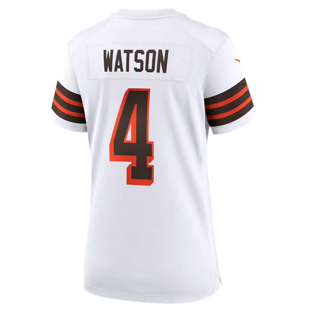 Women's Cleveland Browns Deshaun Watson Nike White Player Jersey - Image 4