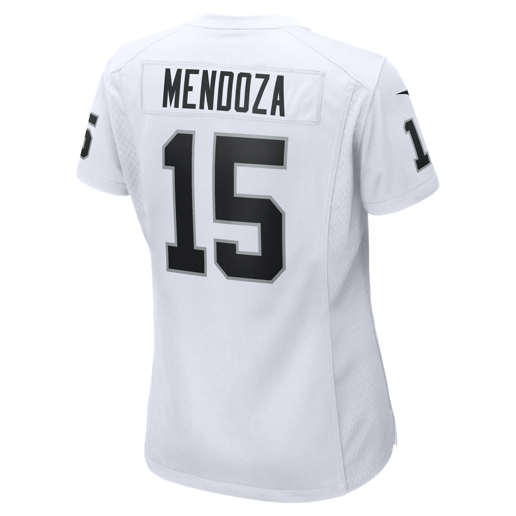 Women's Las Vegas Raiders Fernando Mendoza Nike White Game Player Jersey - Image 4