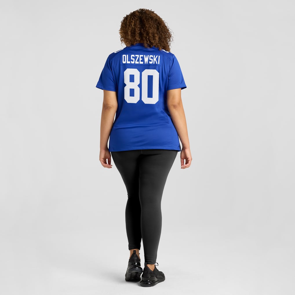Women's New York Giants Gunner Olszewski Nike Royal Game Jersey - Image 8